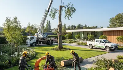 Professional landscaping and tree removal service in Waltham, MA by Chop Chop Tree experts