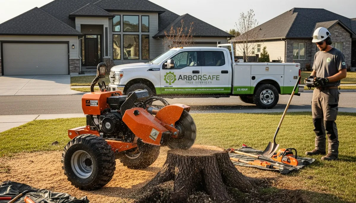 Professional stump removal service in Waltham, MA by Chop Chop Tree experts