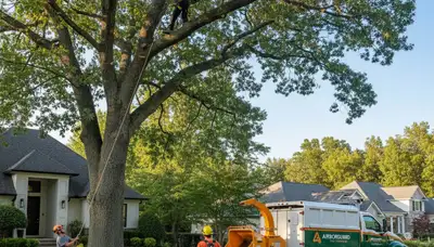 Professional tree removal service in Waltham, MA by Chop Chop Tree experts