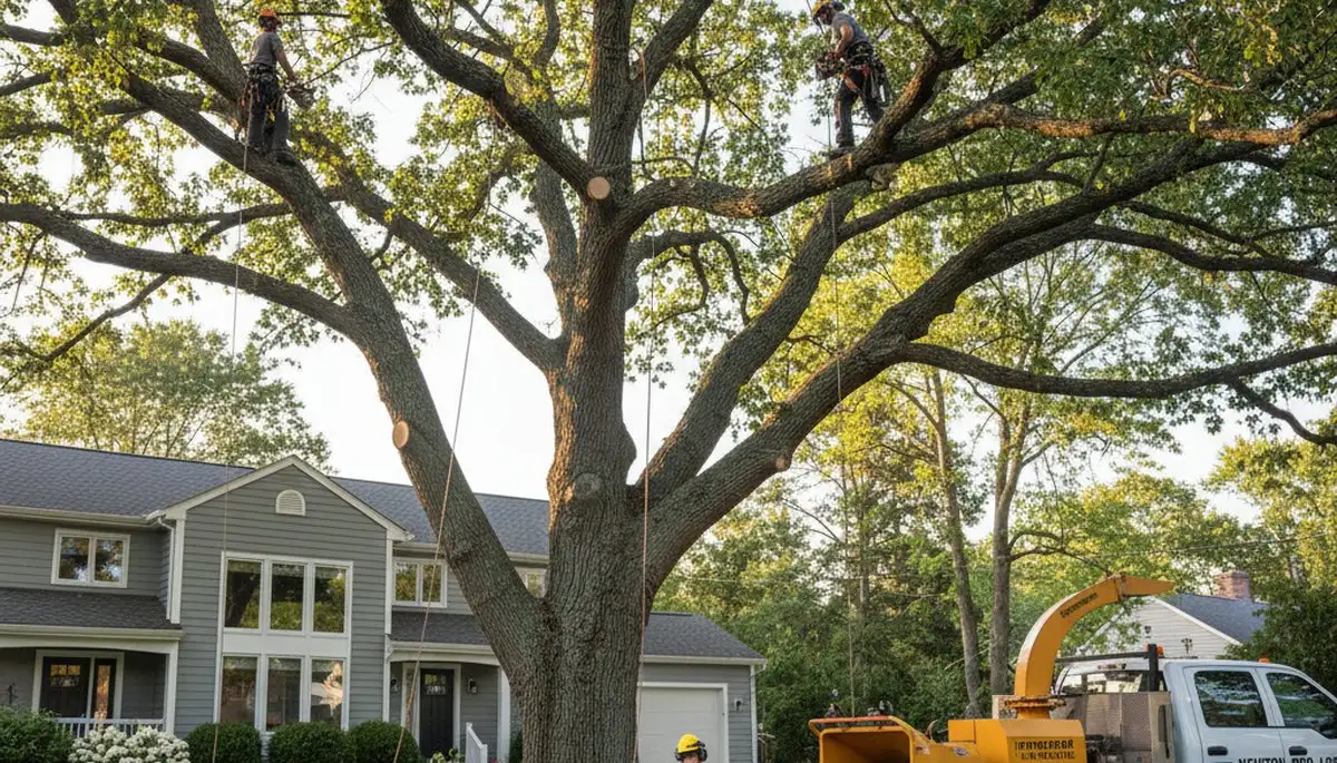 Professional tree removal service in Waltham MA by certified arborists